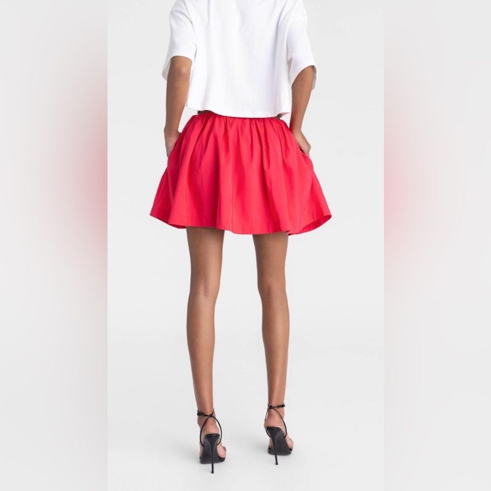 NWOT KBB by Kahlana Red Bubble Skirt - Picture 2 of 5